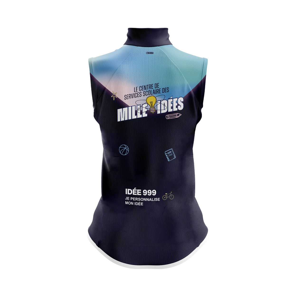 Veste coupe-vent sans manche - Club Endurance - LDFS sublimation Veste coupe-vent sans manche - Club Endurance - LDFS sublimation