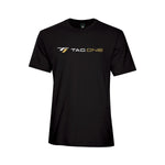 T-shirt ultra doux en coton noir - TAG ONE