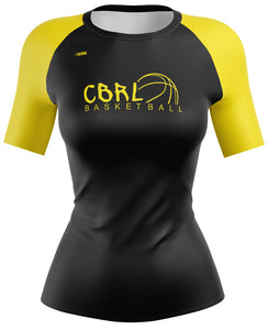 T-Shirt Jour de match - Noir/Jaune - Club de Basketball Révolution