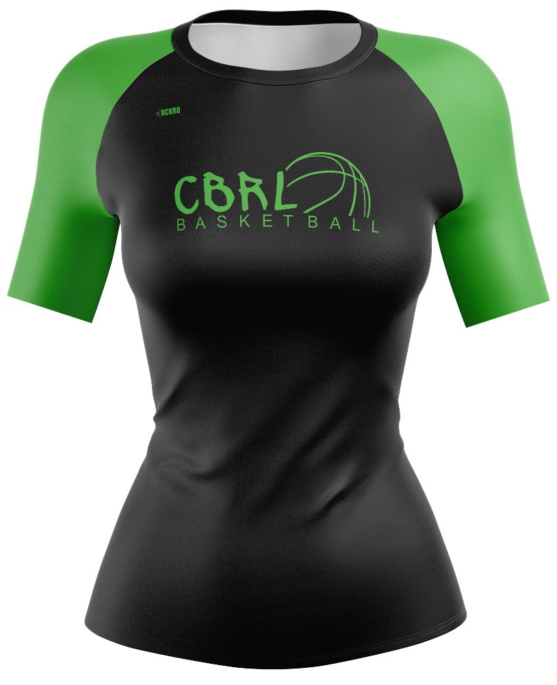 T-Shirt Jour de match - Noir/Vert - Club de Basketball Révolution