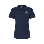 Polo 100% coton marine - Les Rapides - École Mont-de-La-Salle