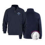 Chandail 1/4 zip Marine - Logo Sport - ESP