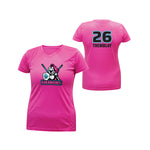 T-Shirt technique Rose - Les Guerrières