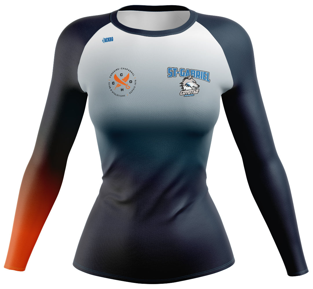 T-shirt De Sport Champro Dri-Gear Pour Femme - Tissu Polyester Technique, Col V, Manches Courtes, Pour équipes