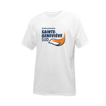 T-Shirt technique Blanc - École primaire SGS