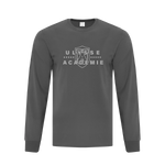 Chandail Team charcoal 100% coton - Ulysse Académie