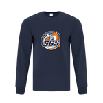 Chandail manche longue Marine - Logo sport - École primaire SGS