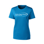 T-shirt athlétique bleu océan - Action Sport Physio