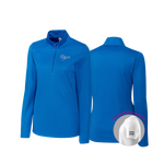 Manche longue 1/4 zip Royal - Exclusif aux entraineurs & personnels de l'école - Vortex