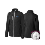 Manteau noir softshell imperméable - Vortex