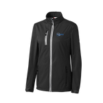Manteau noir softshell imperméable - Vortex