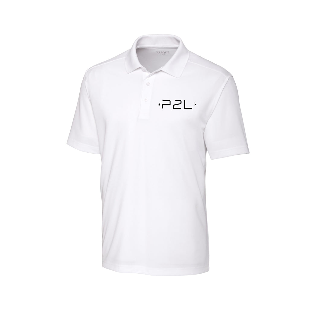 Polo Blanc logo au coeur  - P2L