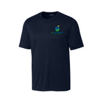 T-shirt  technique marine - logo coeur - École du Domaine