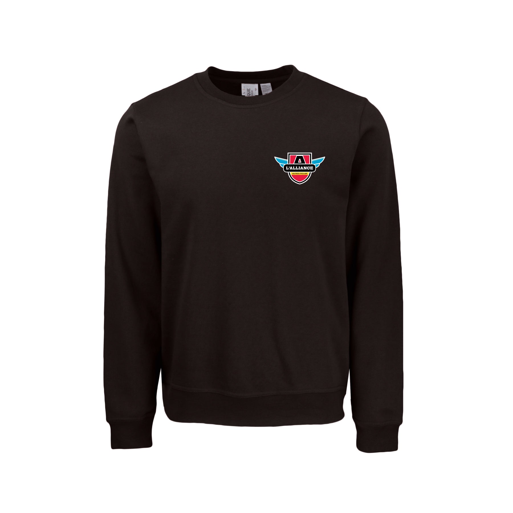 Chandail Noir manche longue molleton  - Alfred-Pellan