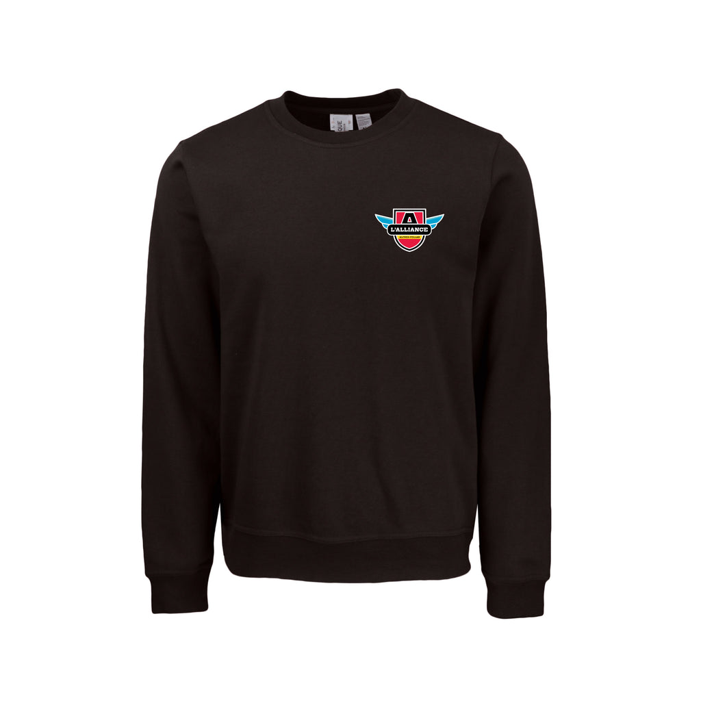 Chandail Noir manche longue molleton  - Alfred-Pellan