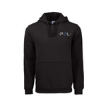 Kangourou Noir logo blanc & bleu au coeur & dos - P2L