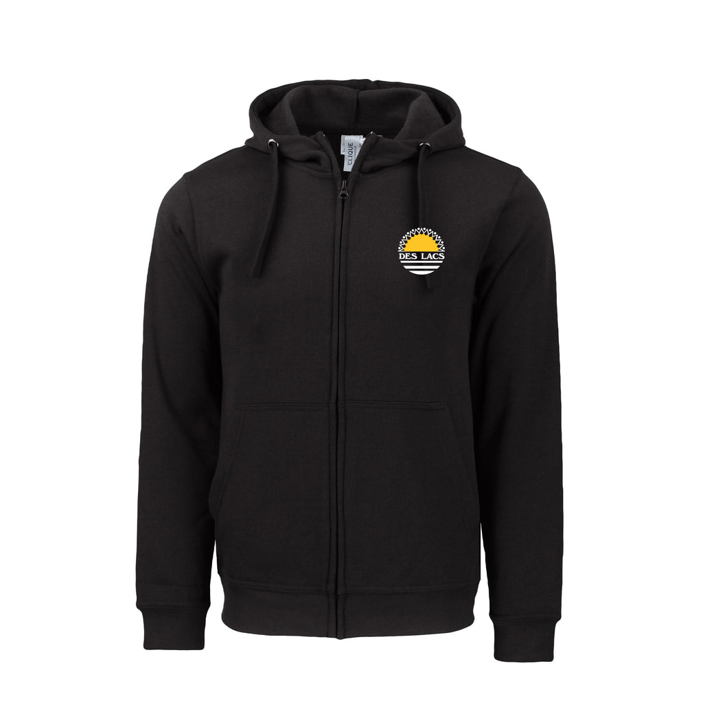 Veste en molleton Noir - École secondaire des Lacs