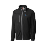 Manteau noir softshell imperméable - Vortex