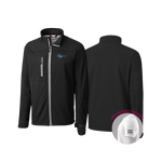 Manteau noir softshell imperméable - Vortex