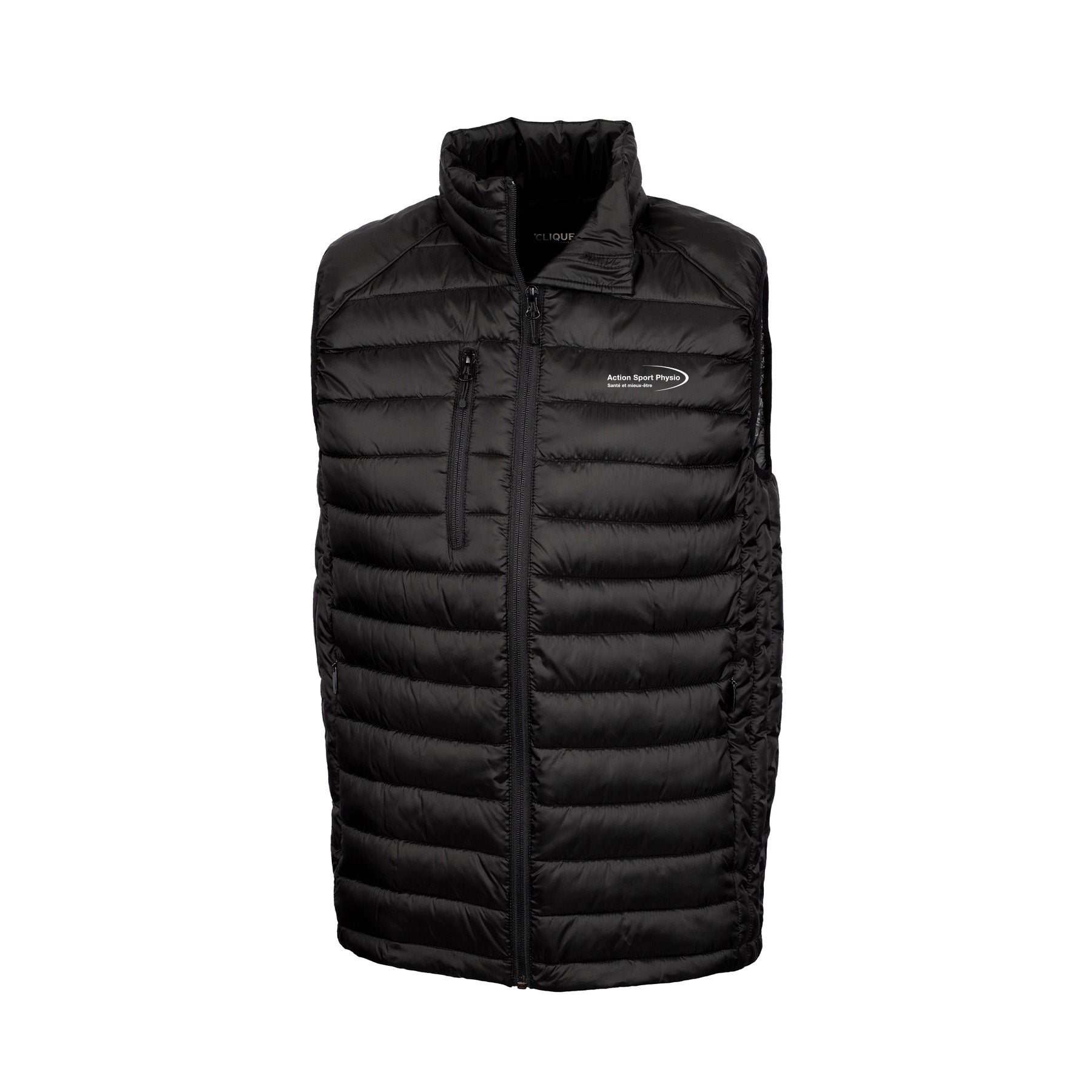 Manteau noir sans manche - Action Sport Physio