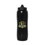 Bouteille 33 oz à presser noir -  Logo Coyotes - École L'Orée-des-Bois