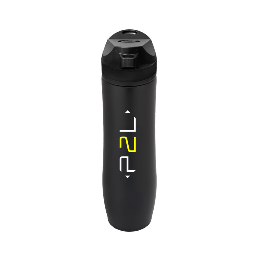 Bouteille d'eau 20 oz logo blanc & jaune - P2L