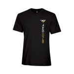 T-shirt ultra doux en coton noir - TAG ONE