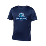 T-Shirt technique marine pour les membres du personnel - Les rapides - École Mont-de-La-Salle