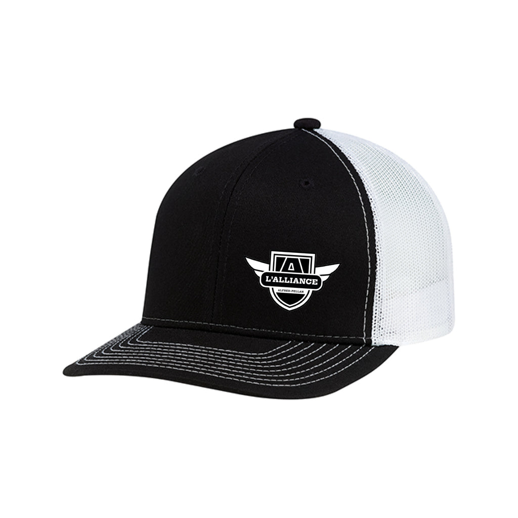 Casquette noir avec filet blanc - Alfred-Pellan
