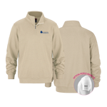 Chandail 1/4 zip Sable - Logo École - ESP
