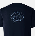 T-shirt marine - La bonne note