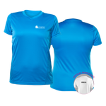 T-Shirt technique Bleu surf - Logo École - ESP