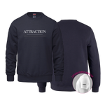 Exclusif Chandail molleton Marine - Logo Attraction - ESP
