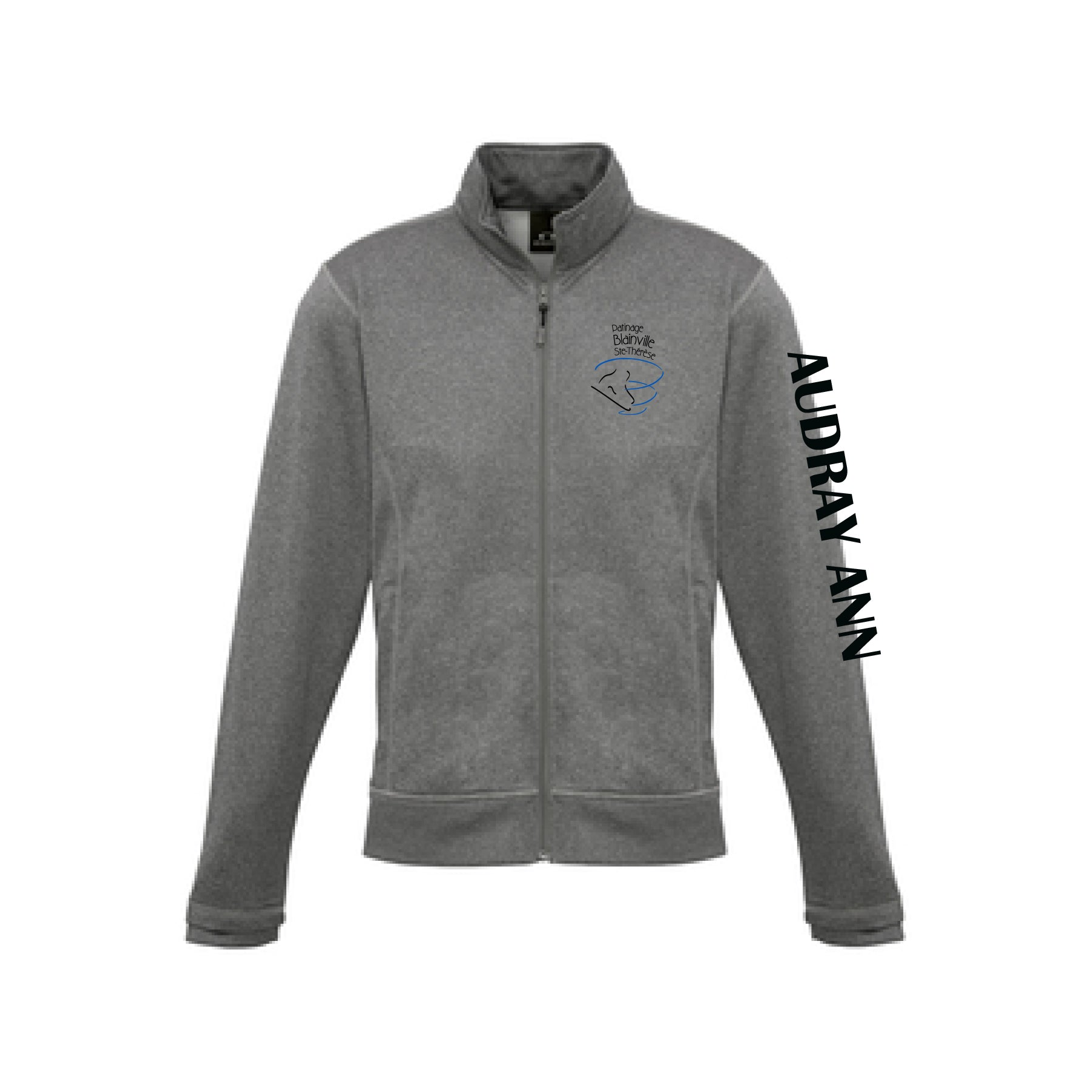 Veste Grise - Patinage Blainville Ste-Thérèse