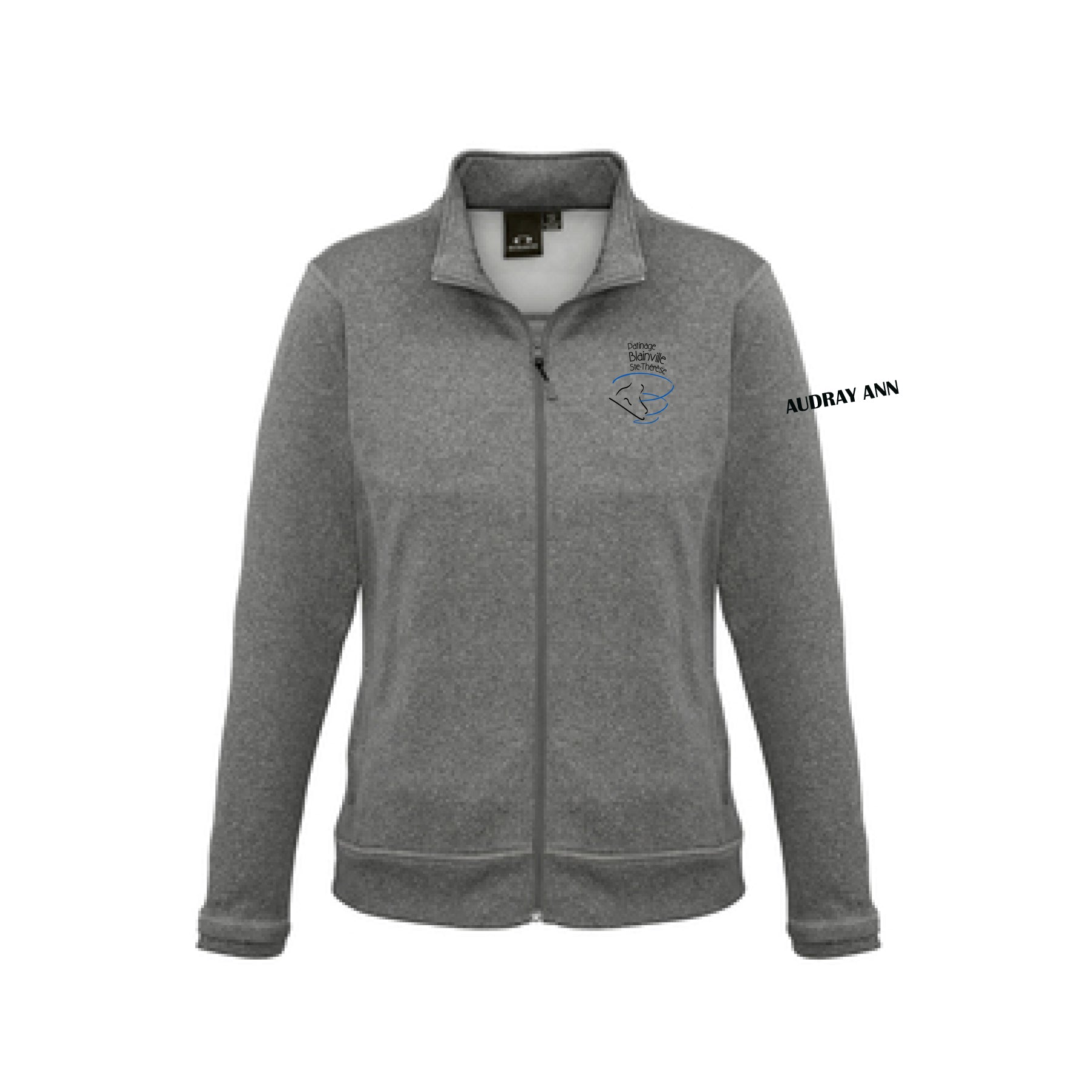 Veste Grise - Patinage Blainville Ste-Thérèse