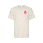 T-shirt coton Avoine chiné - Storm Pink Girls