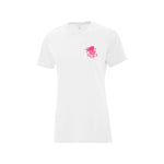 T-shirt coton Blanc - Storm Pink Girls