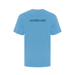 T-shirt bleu aquatique - École des Lucioles