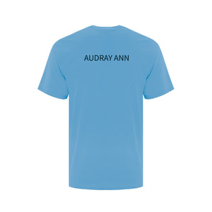 T-shirt bleu aquatique - École des Lucioles