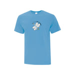 T-shirt bleu aquatique - École des Lucioles