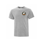 T-shirt coton gris athlétique - Grondines
