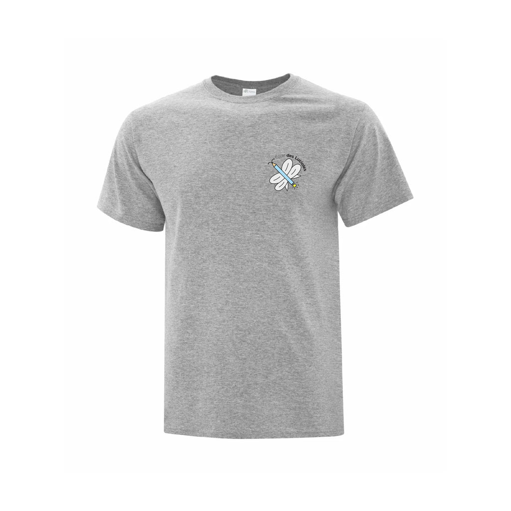 T-shirt gris chiné athlétique - École des Lucioles