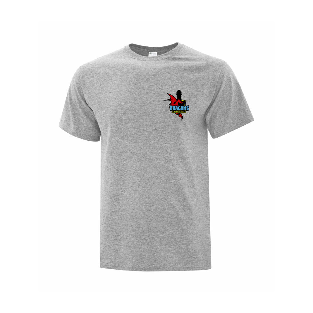 T-shirt coton gris athlétique - Du Phare