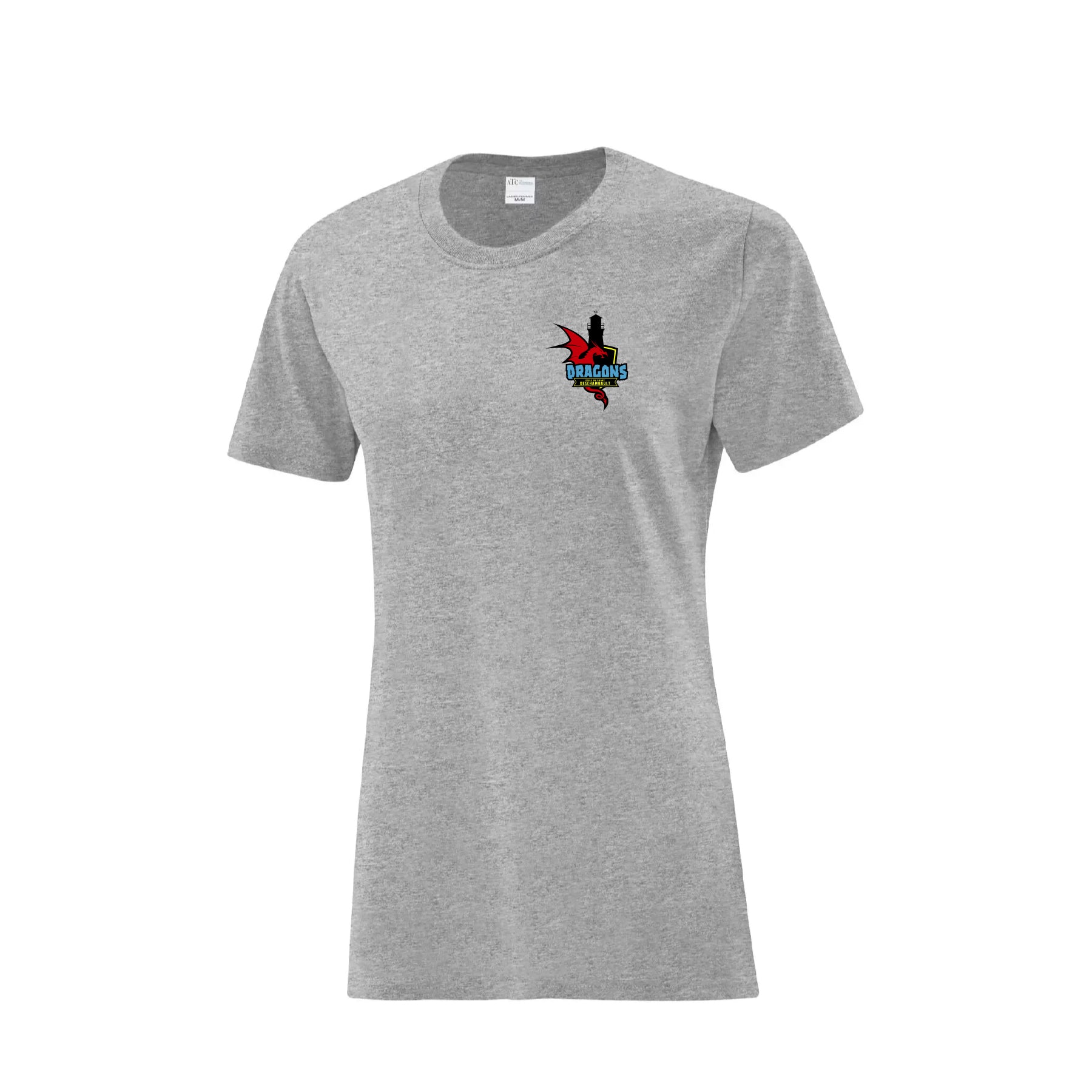 T-shirt coton gris athlétique - Du Phare