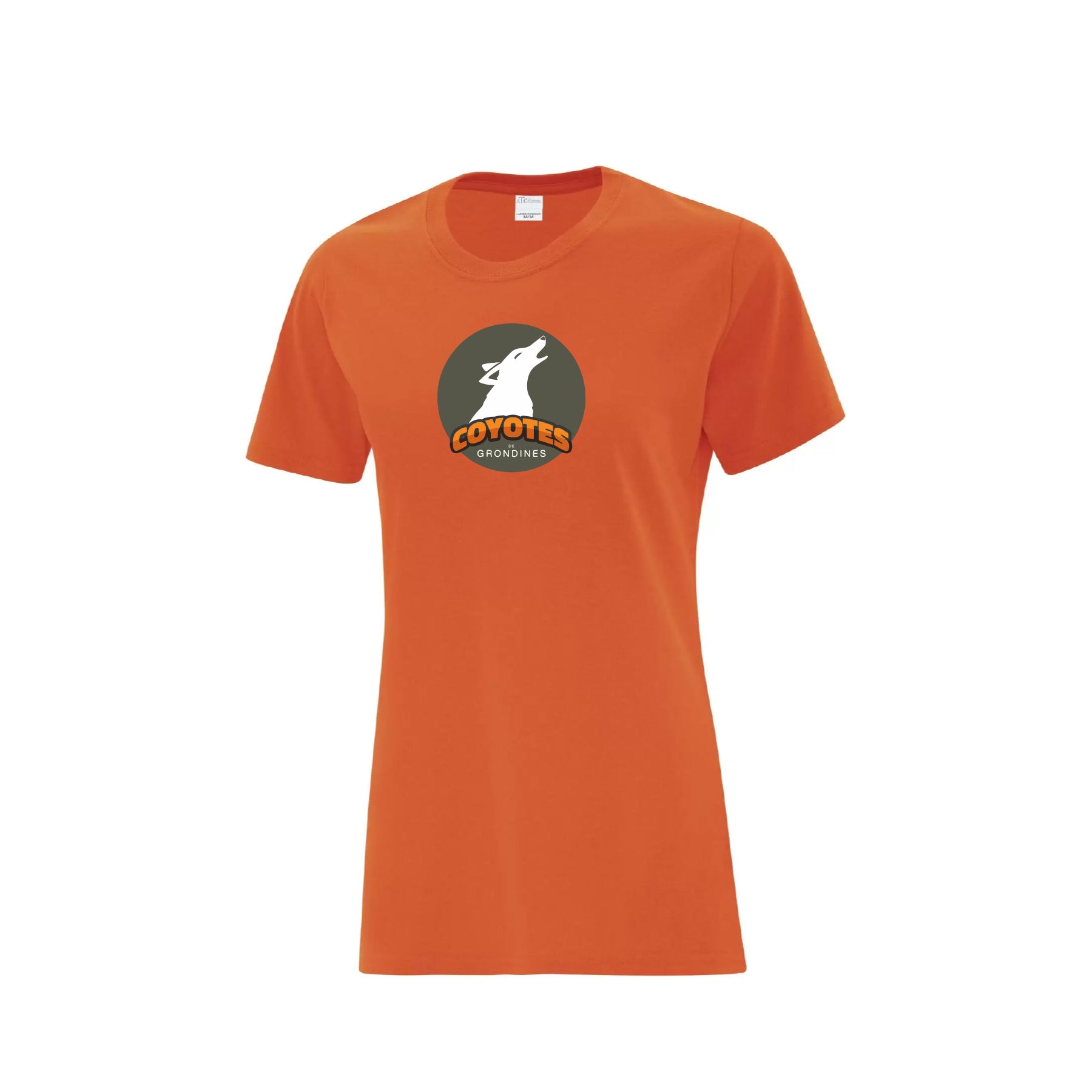T-shirt coton orange - Grondines