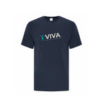 T-shirt Marine - VIVA - Les Poules qui Roulent