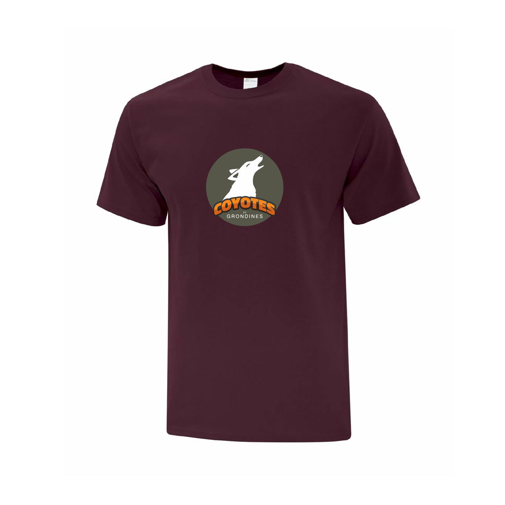 T-shirt coton marron - Grondines