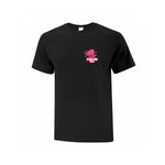T-shirt coton Noir - Storm Pink Girls