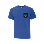 T-shirt royal à poche noire - Sport - École des Lucioles