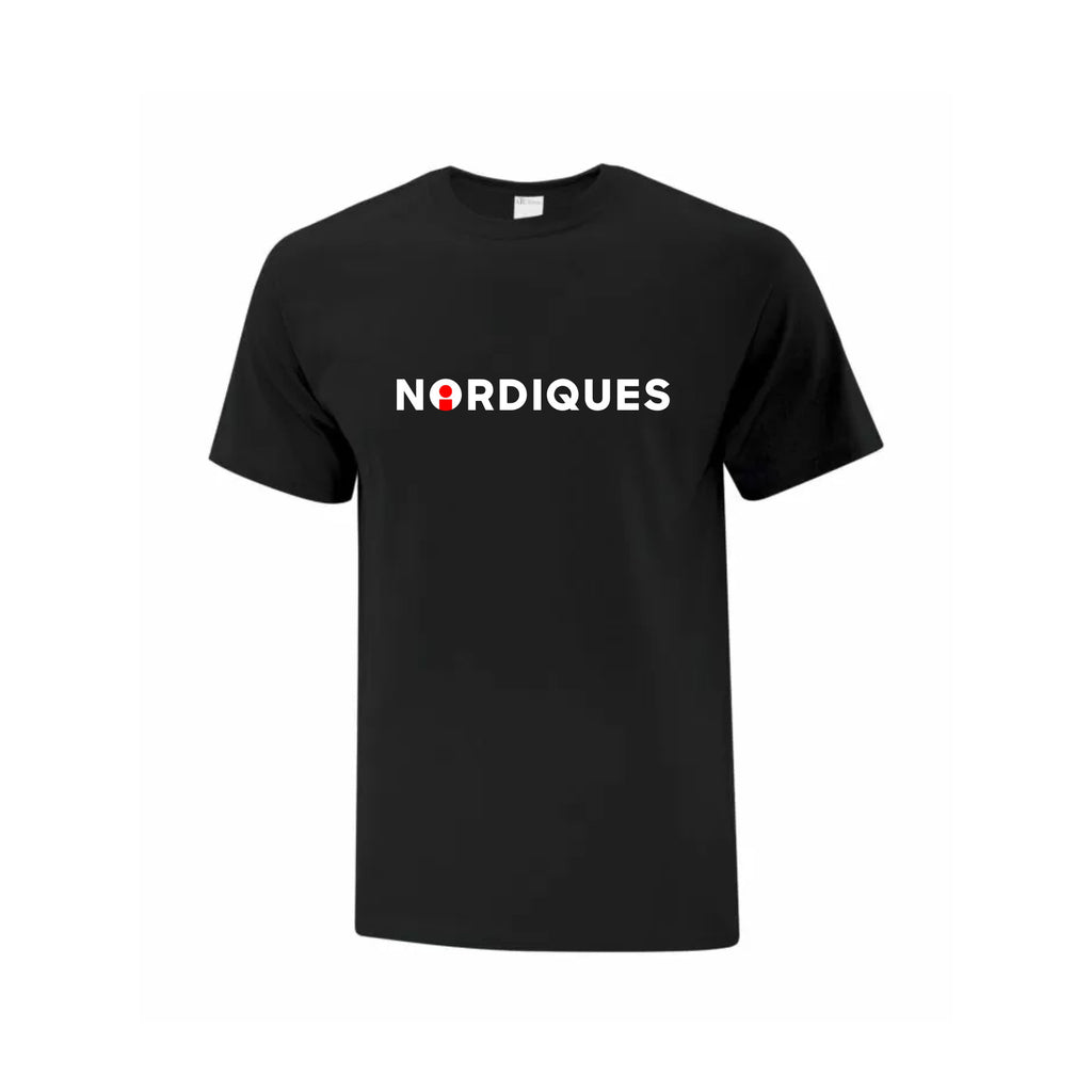 T-shirt de coton noir - Nordiques